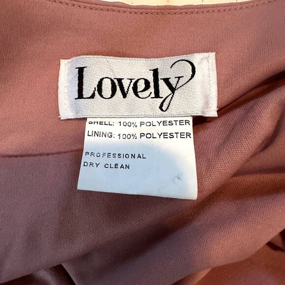 Lovely Blush Pink Maxi Dress Prom Wedding Guest Gown Women’s Size Small - Picture 4 of 12